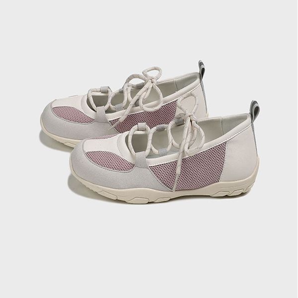 【3color】メッシュフラットソールシューズ