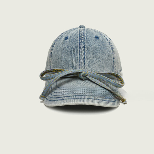 【2color】フロントリボンデニムキャップ Z00101
