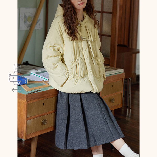 ミモレ丈ウールプリーツスカート　Z00563