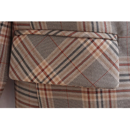 タータンチェックオッドジャケット Z00155