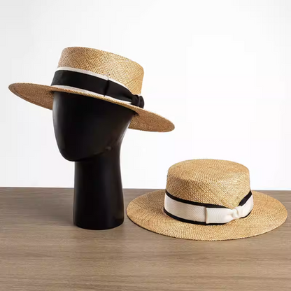 【10color】リボンカンカン帽 X1-006