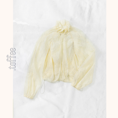 【5color】フルジップアップハイネックシアージャケット《Z00953》