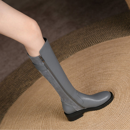 【3color】コンビネーションジョッキーブーツ X-374