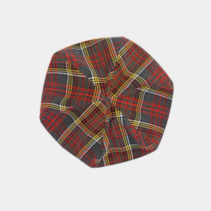 【2color】ギャザーディテールチェック柄帽子《Z00881》