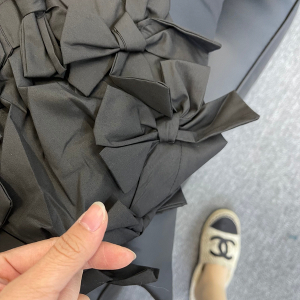 【3color】フロントリボンデザインルーズシャツ Z00049