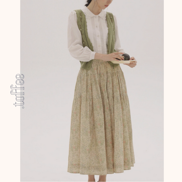 ミスティーフォレスト＊Aラインロングスカート《Z01192》