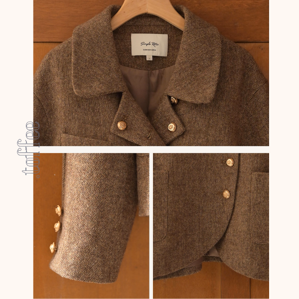 秋灯の街とクラシックツイードセット《Z01166》