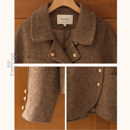 秋灯の街とクラシックツイードセット《Z01166》