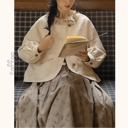 ステッチが奏でる温もりジャケット《Z01140》