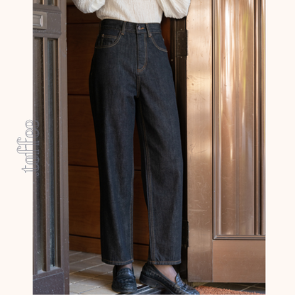 コットンストレッチストレートデニムパンツ　《Z00647》