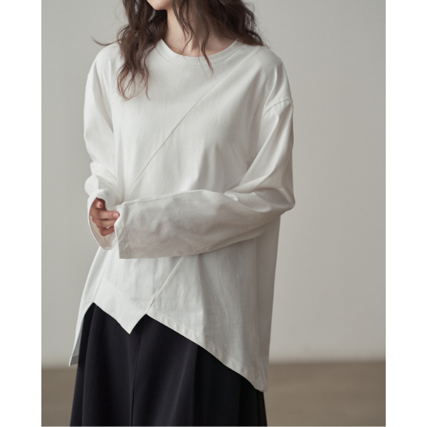 Aラインオーバーサイズシャツ Z00152