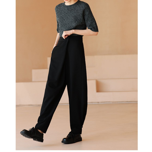 ワイドレッグロングパンツ Z00114