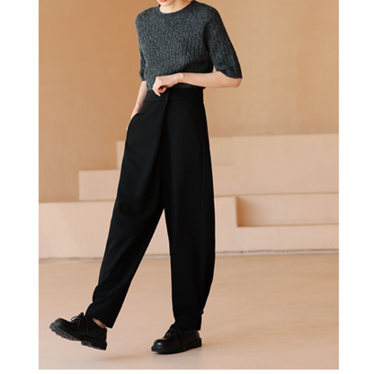 ワイドレッグロングパンツ Z00114