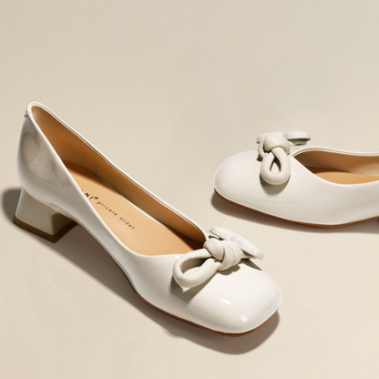 【2color】ハートノットパンプス X-041