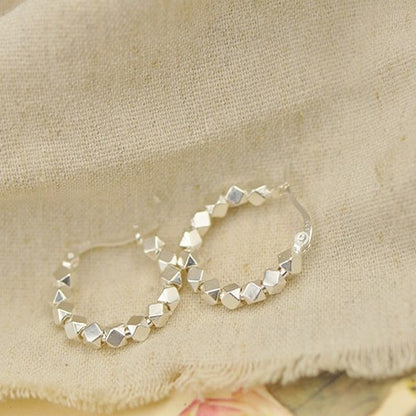 シルバー粒粒ピアス