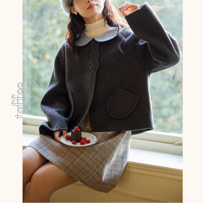 月影のまどろみショートコート《Z01141》