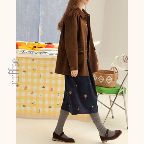 スクエアネック小花柄ワンピース　Z00580