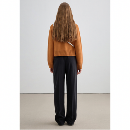 チェック切り替えセンタープレスパンツ X-415