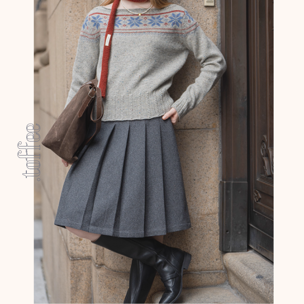 【2color】静寂に揺れるプリーツの余韻《Z01172》