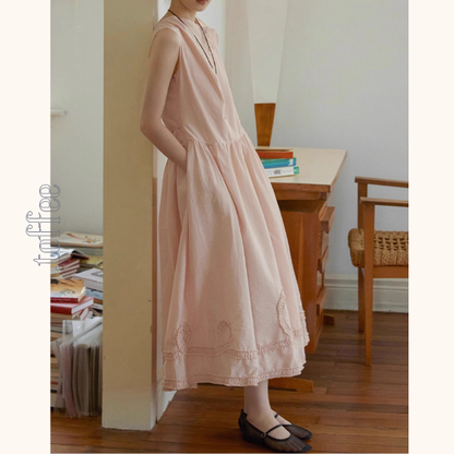 アシンメントリックノースリーブワンピース《Z01020》