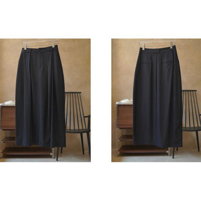 ハイウエストドレープロングスカート Z00196