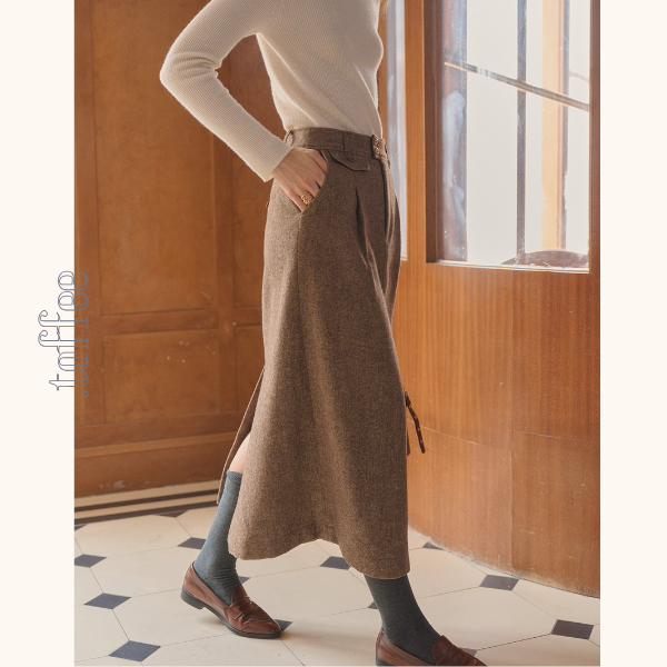 秋灯の街とクラシックツイードセット《Z01166》