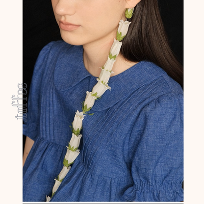 【2color】ドールカラーとプリーツの優美ワンピース《Z01049》