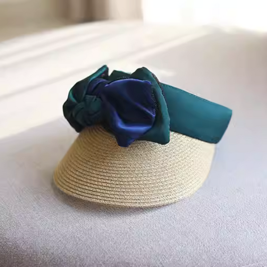 【3color】ビッグリボンサンバイザー X-151