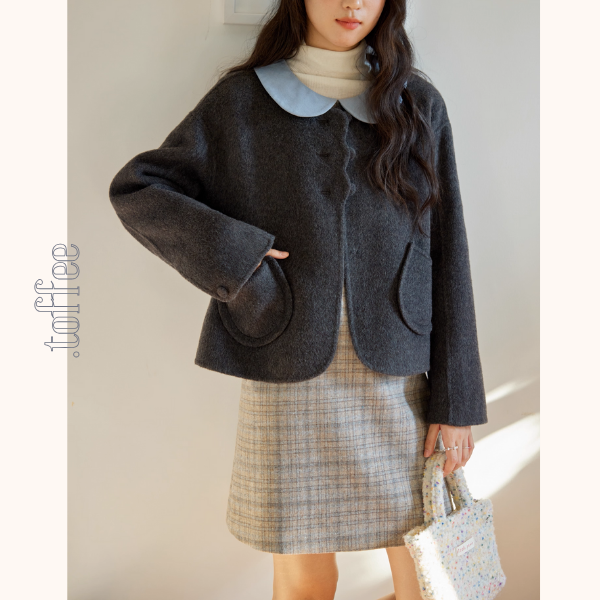 月影のまどろみショートコート《Z01141》