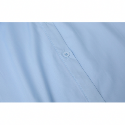 【3color】フロントリボンデザインルーズシャツ Z00049