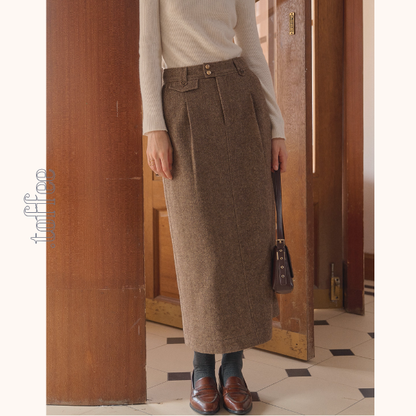 秋灯の街とクラシックツイードセット《Z01166》