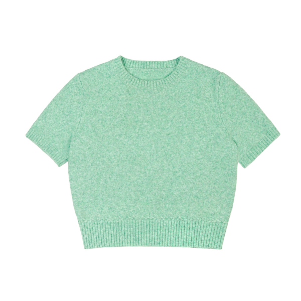 【2color】フラワー刺繍入りリブ編みセットアップカーディガン《Z00831》