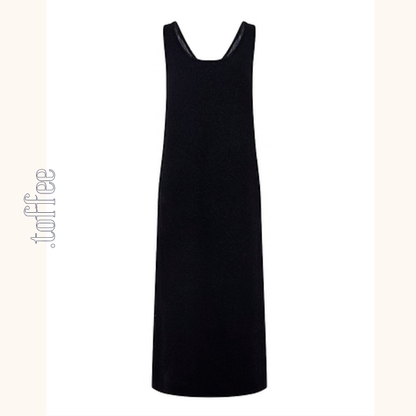 アイリスが咲くアート刺繍ワンピース《Z01129》