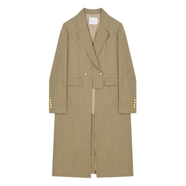 レイヤード風ロングスーツジャケット Z00028