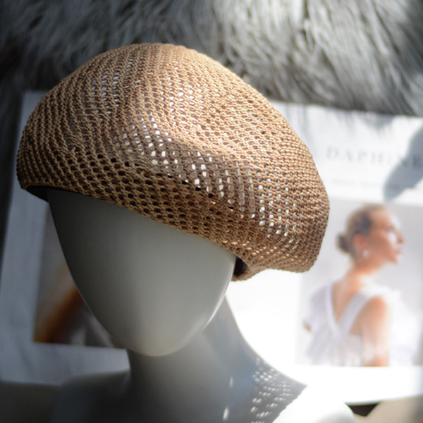 【2color】メッシュベレー帽　Z00399