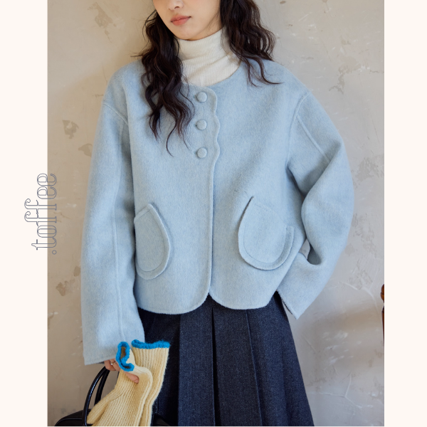 月影のまどろみショートコート《Z01141》