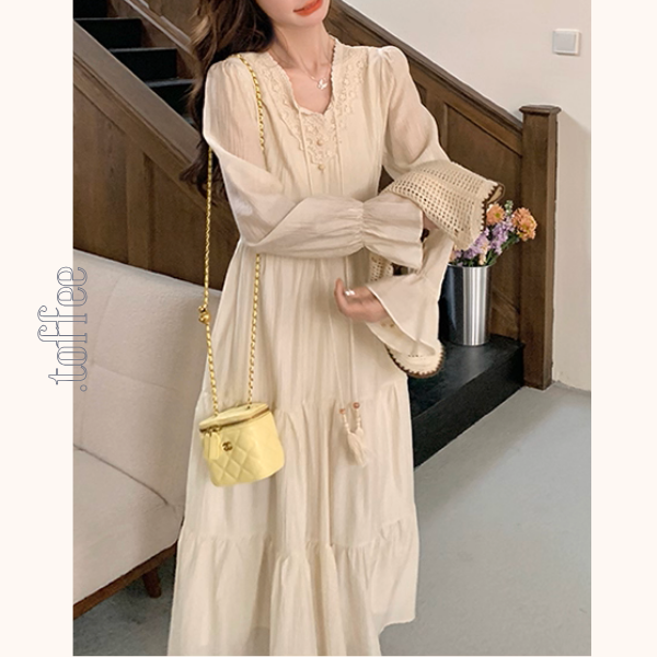 午後の陽だまりとレースの装いセットアップ《Z01150》