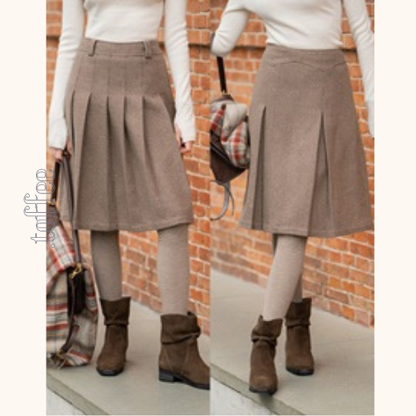 【2color】静寂に揺れるプリーツの余韻《Z01172》