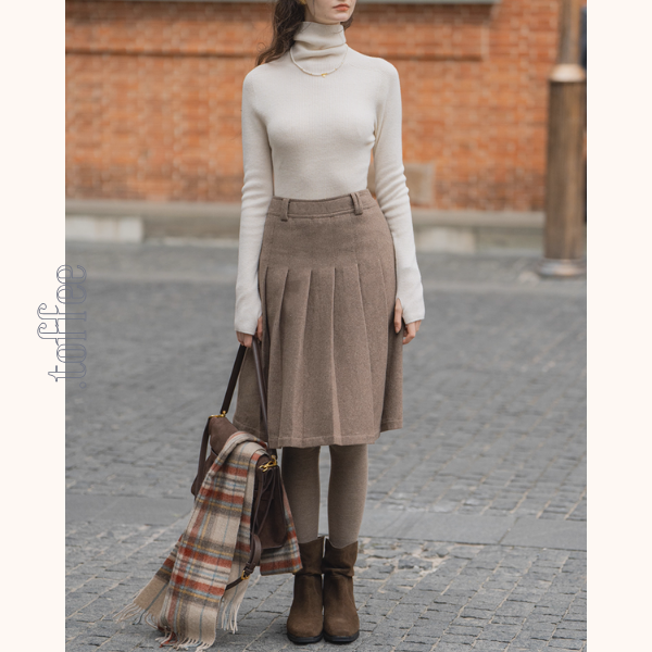 【2color】静寂に揺れるプリーツの余韻《Z01172》