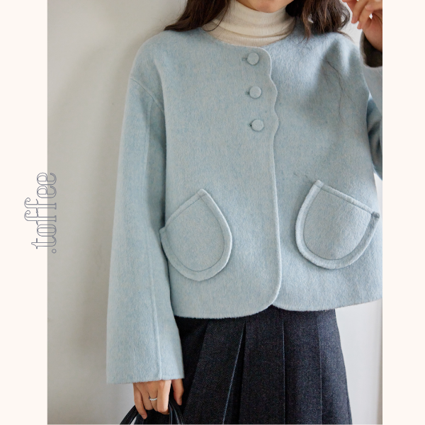 月影のまどろみショートコート《Z01141》