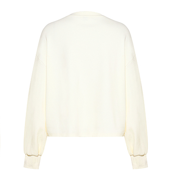 カラフルリボンタイ付きVネックスウェット　《Z00665》