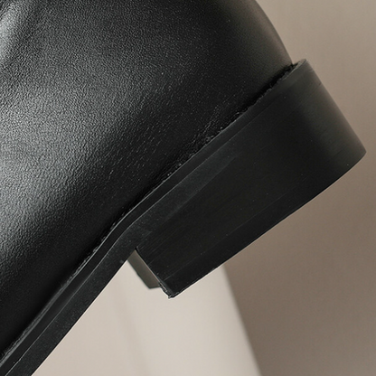 【2pattern】メタルバックルバイカラーローファー X-371