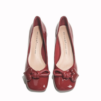 【2color】ハートノットパンプス X-041