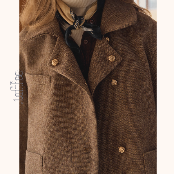 秋灯の街とクラシックツイードセット《Z01166》