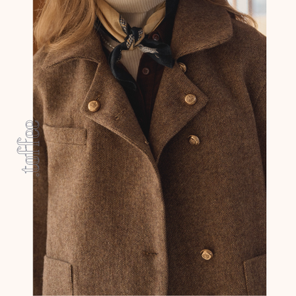 秋灯の街とクラシックツイードセット《Z01166》