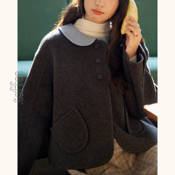 月影のまどろみショートコート《Z01141》