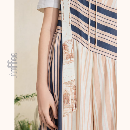 ストライプ切替オールインワン《Z01055》