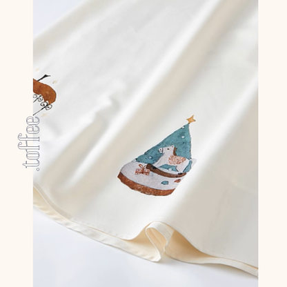 ヴィンテージ調プリントフレアスカート《Z01102》