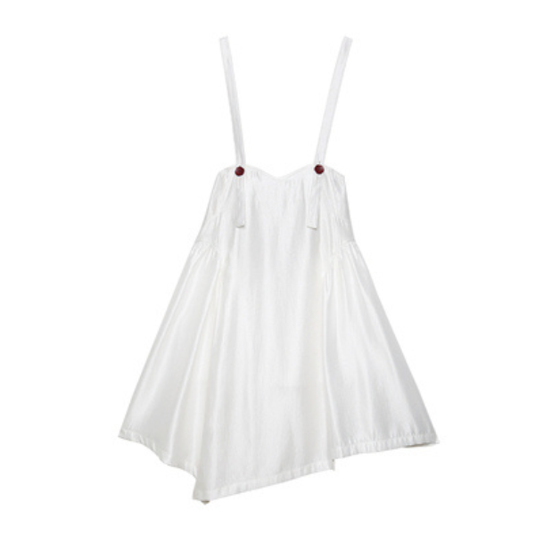 【2color】Vカットストラップワンピース X-185