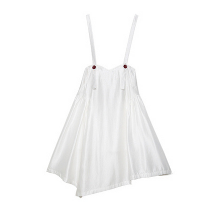 【2color】Vカットストラップワンピース X-185